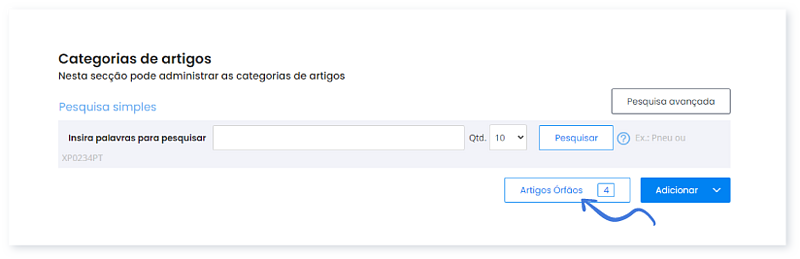 artigos orfãos 