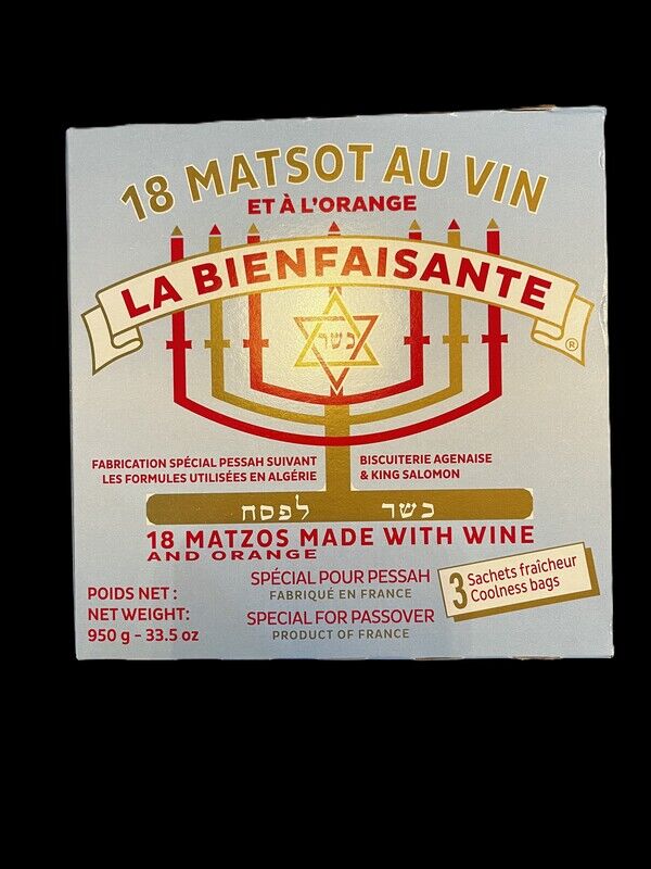 Matza Vinho e Laranja