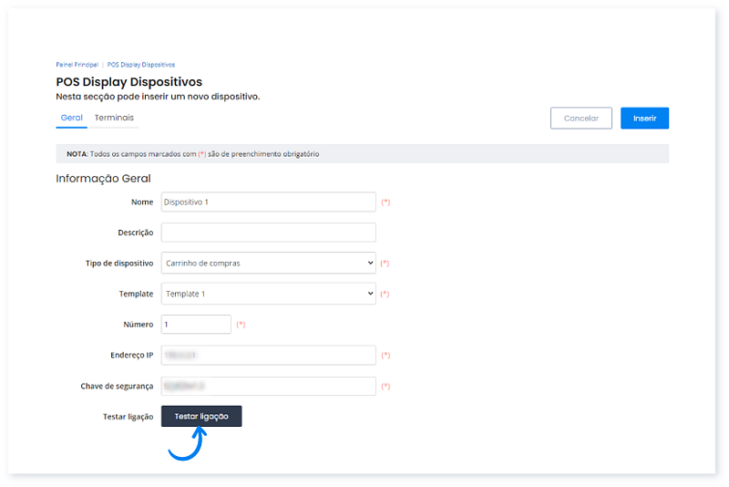 Como instalar e configurar a app Moloni Display num dispositivo 20