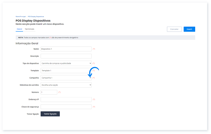 Como instalar e configurar a app Moloni Display num dispositivo 40
