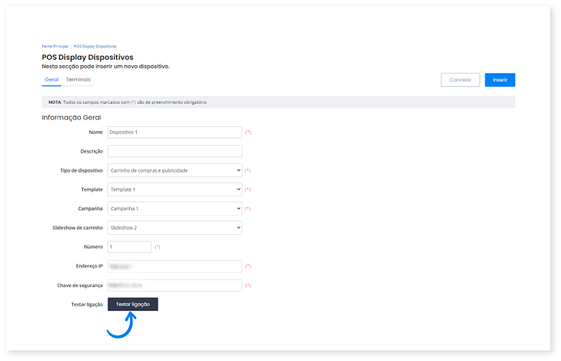 Como instalar e configurar a app Moloni Display num dispositivo 43