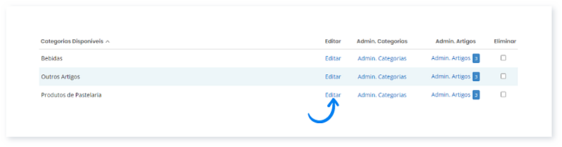 Como aplicar uma tabela de preços a cada categoria 8