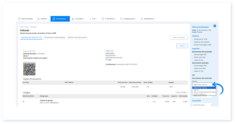 EDI - Como exportar um documento 2