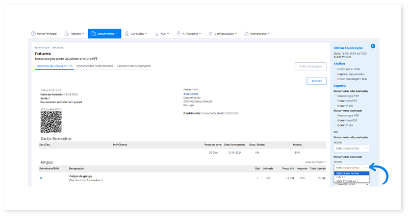 EDI - Como exportar um documento 4