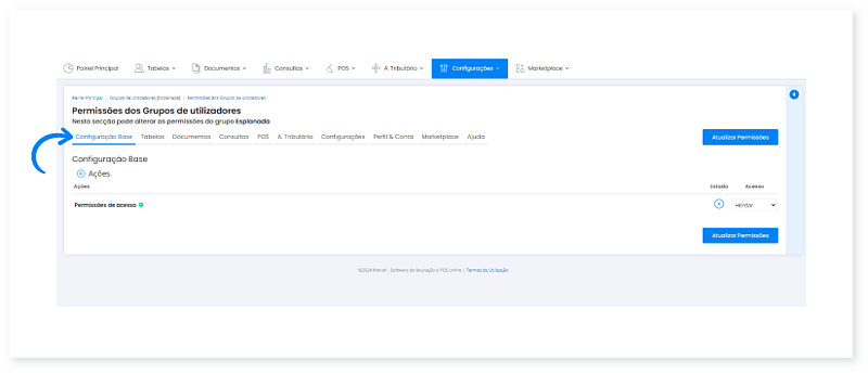 Configurar grupos e permissões de utilizadores 5