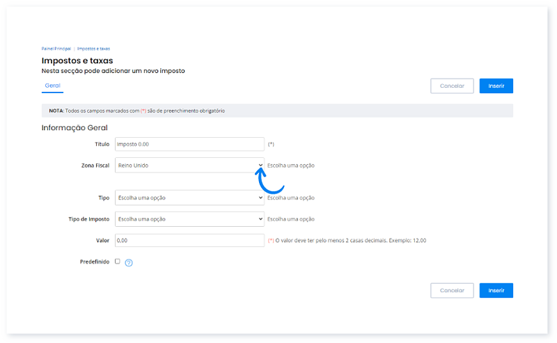Configurar a isenção de impostos para empresas estrangeiras e sem morada fiscal em Portugal 4