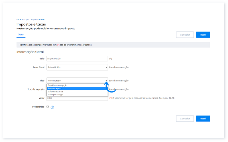 Configurar a isenção de impostos para empresas estrangeiras e sem morada fiscal em Portugal 5