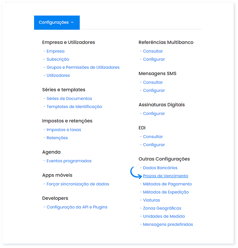 Como criar um prazo de vencimento 1