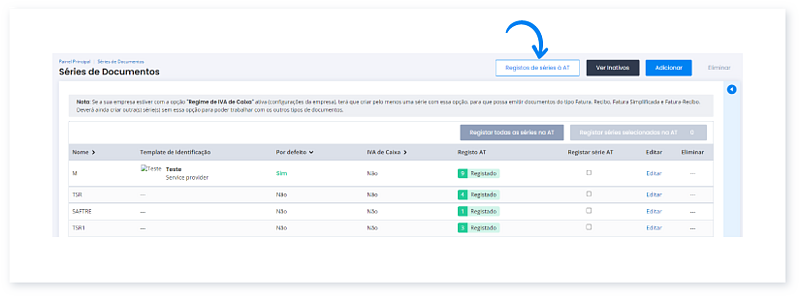 Como comunicar séries automaticamente no Moloni 21
