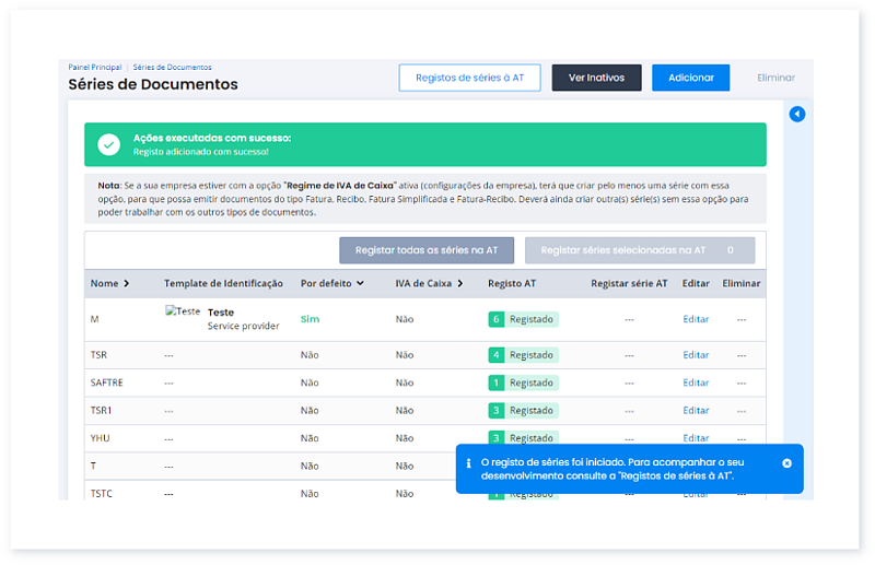 Como comunicar séries automaticamente no Moloni 11