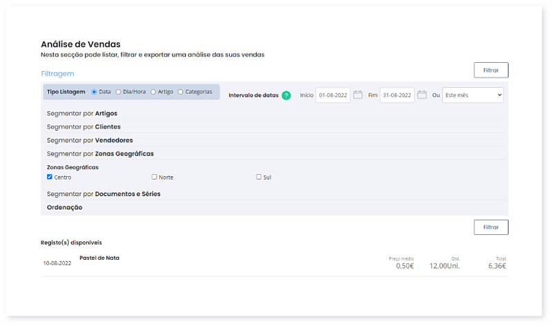 Como aplicar uma Zona Geográfica 5