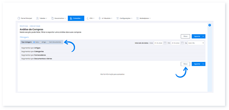 Como consultar uma Análise de Compras 4