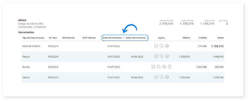 Como consultar o histórico de clientes 4