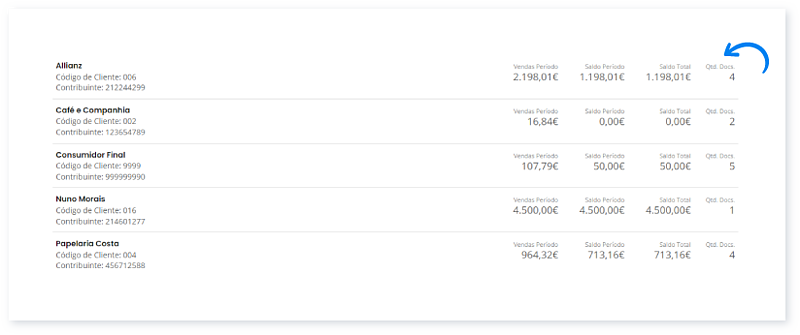 Como consultar o histórico de clientes 2