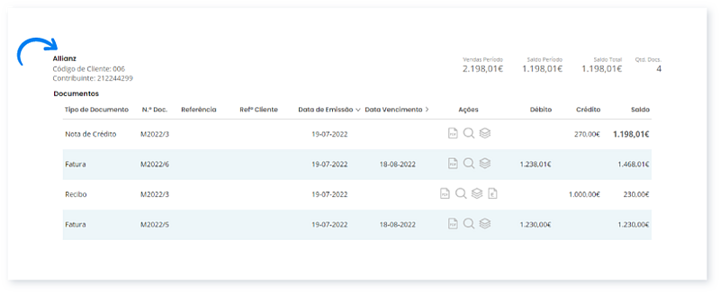 Como consultar o histórico de clientes 3