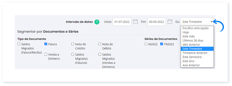 Mapas de IVA por série de documento 5