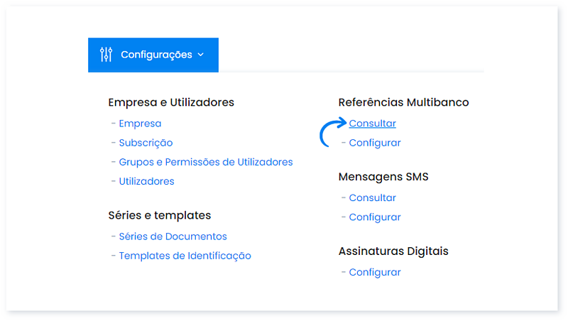 Como configurar um fornecedor de Referências Multibanco  1