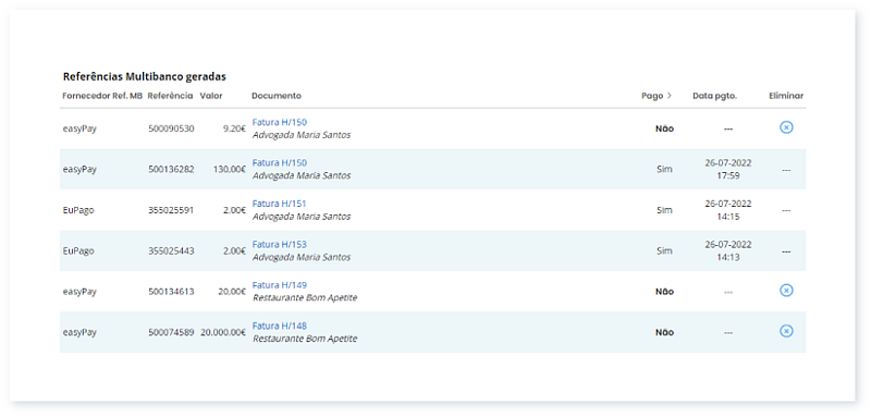 Como configurar um fornecedor de Referências Multibanco 5