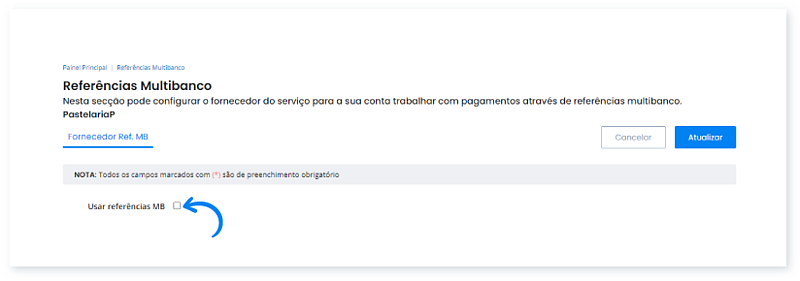 Como gerar e enviar um recibo a partir do pagamento de uma Referência Multibanco 2