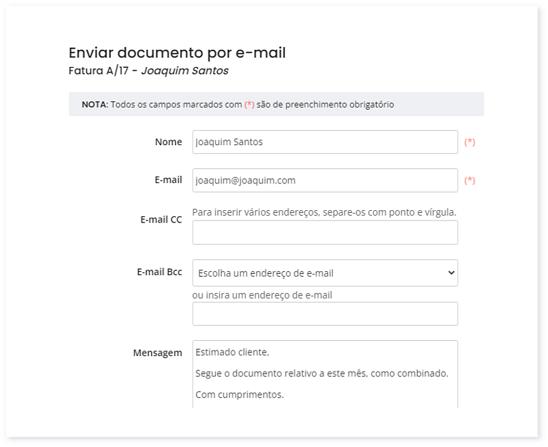 Ações na lista de documentos 4