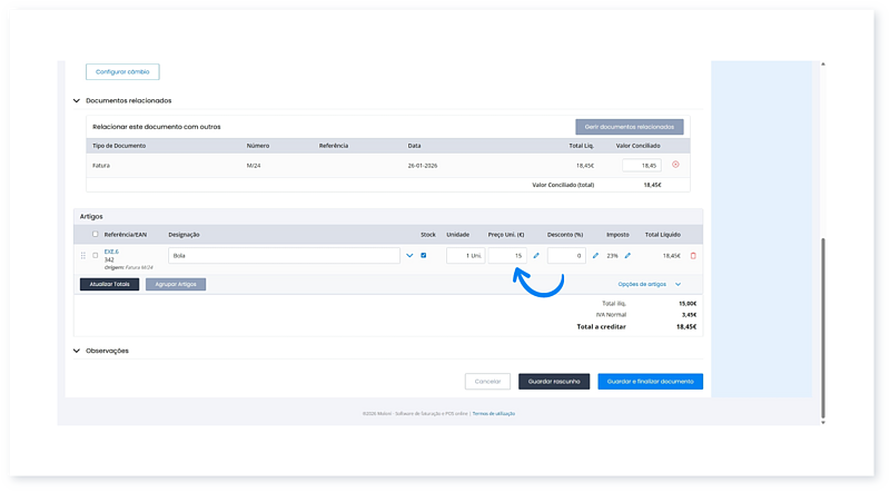 como-conciliar-parcialmente-uma-fatura-com-uma-nota-de-credito - 4