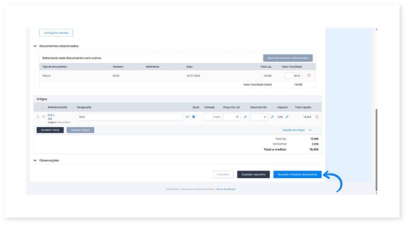 como-conciliar-parcialmente-uma-fatura-com-uma-nota-de-credito - 5