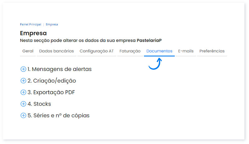 Como alterar a impressão em triplicado de documentos com dados de transporte 2
