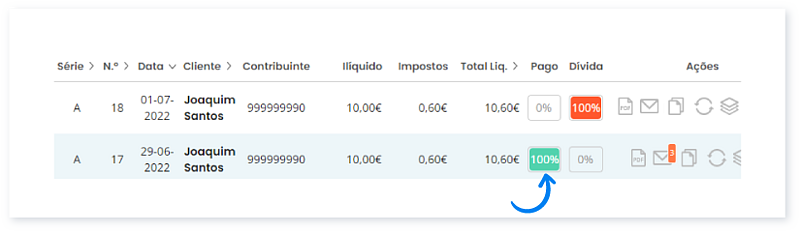 Como visualizar os documentos de venda que não foram pagos 4