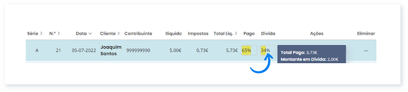 Como visualizar os documentos de venda que não foram pagos 7