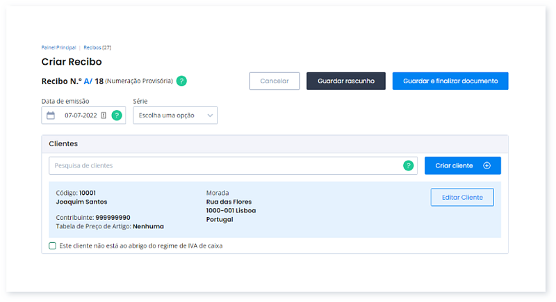 Criar, imprimir e enviar por e-mail um documento 6