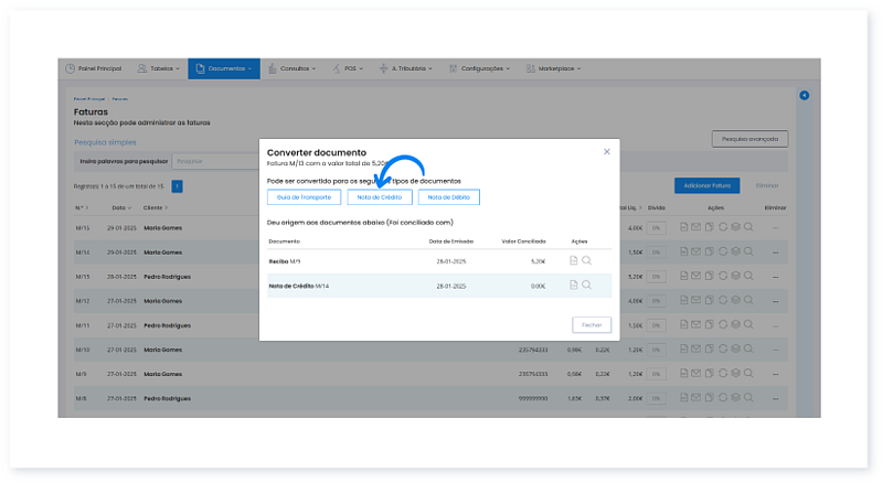 Posso converter documentos noutros documentos 3