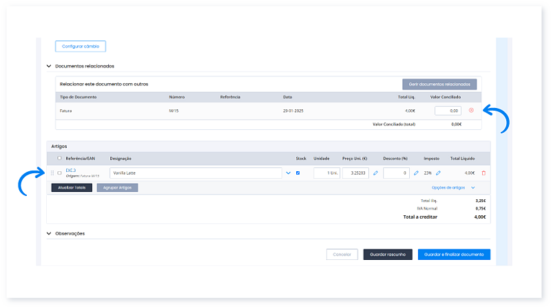 Posso converter documentos noutros documentos 4