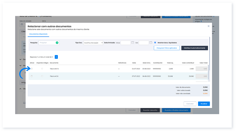 Como criar uma Nota de Crédito 5