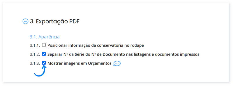 Como imprimir orçamentos com imagens dos artigos 3
