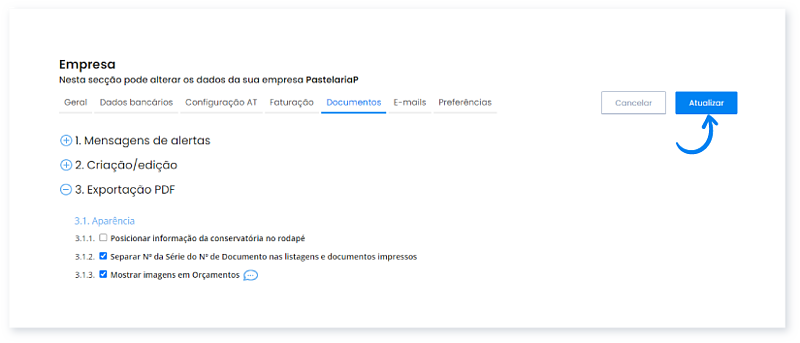 Como imprimir orçamentos com imagens dos artigos 4