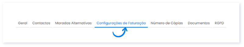 configurações