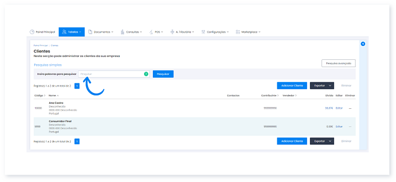 Como pesquisar e administrar os seus clientes 1