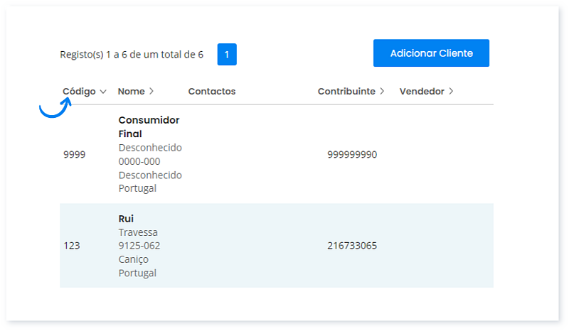 Posso exportar uma listagem de clientes? Em que formatos 4