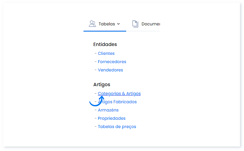 Como criar artigos fabricados de composição 1