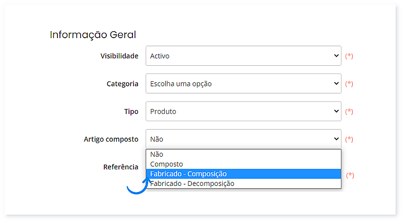 Como criar artigos fabricados de composição 3