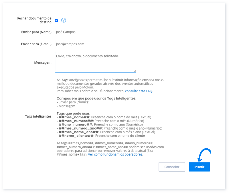 Como criar um evento 16