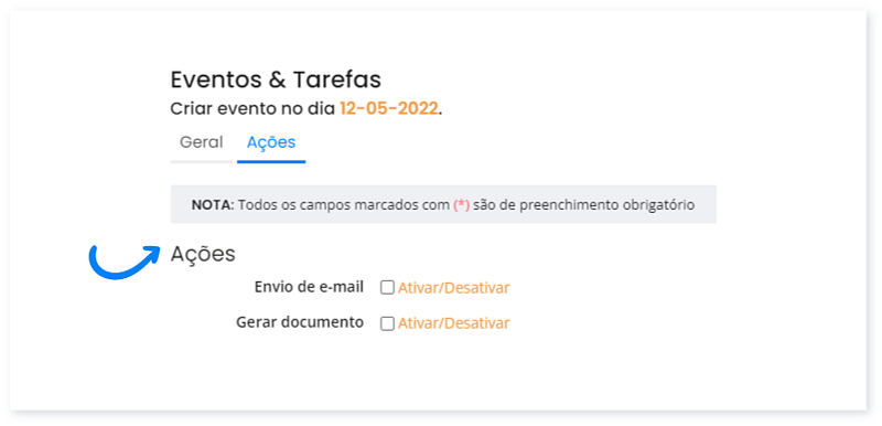 Como criar um evento 10
