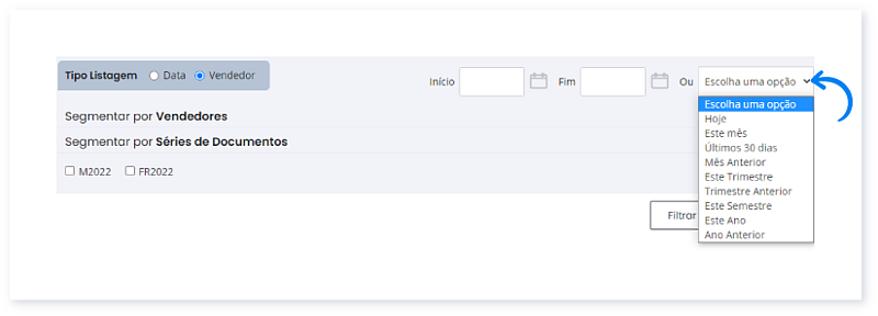 Consultar, filtrar e exportar guias de Pagamento 10