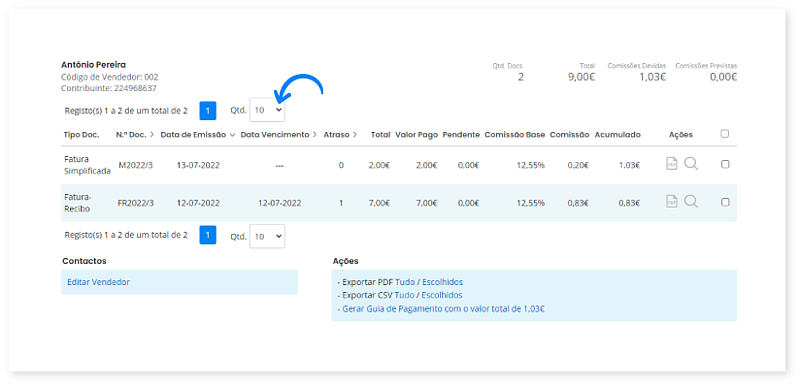 Controle os pagamentos de comissões aos seus vendedores 5
