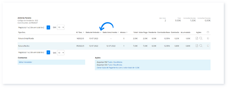 Controle os pagamentos de comissões aos seus vendedores 6