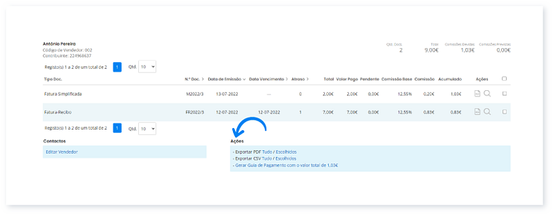 Controle os pagamentos de comissões aos seus vendedores 8
