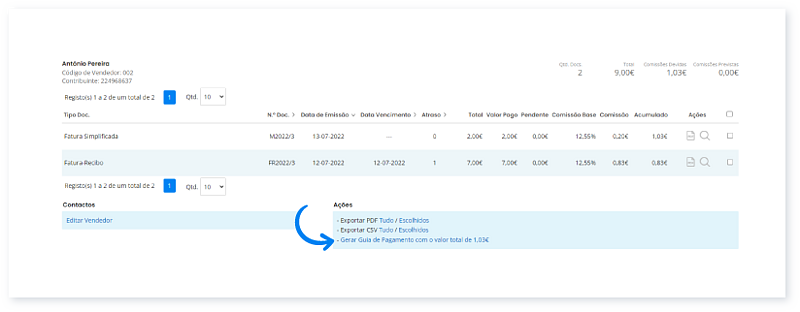 Controle os pagamentos de comissões aos seus vendedores 9