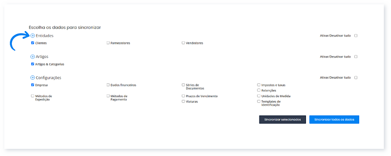 Como forçar a sincronização de dados entre a sua conta e as Apps 4