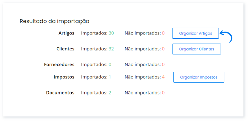 Importei dados a partir de um SAF-T(PT). Como posso organizá-los 1