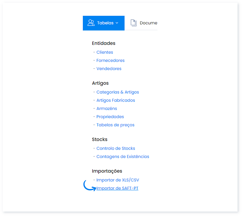 Como importar dados a partir de um ficheiro SAF-T(PT) para o Moloni 1